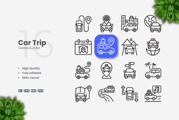 Car Trip Icons: Essential Visual Tools for Modern Designers and Businesses