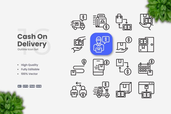 Cash on Delivery Icons: A Versatile Design Solution for Modern Projects