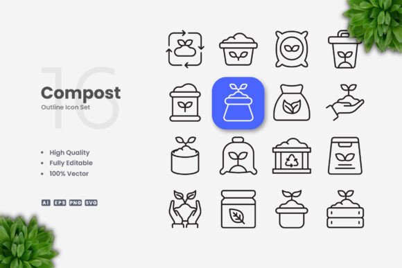 Compost Icons: A Versatile Tool for Modern Designers