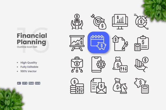 Financial Planning Icons: A Versatile Tool for Visual Communication