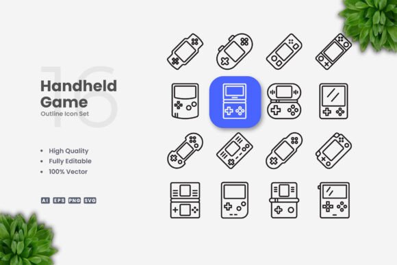 Handheld Game Icons for Every Need