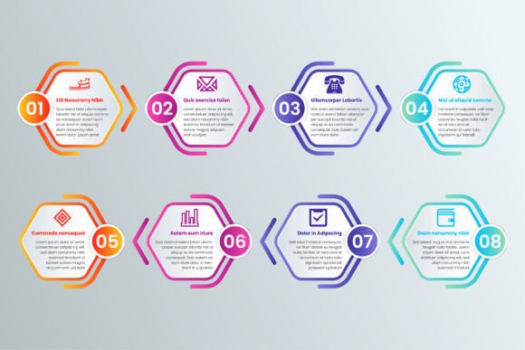 Hexagon Circle Arrow Infographic: A Modern Tool for Business and Creative Communication