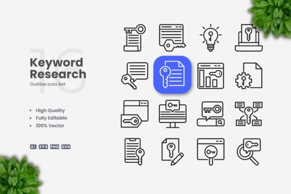 Keyword Research Icons: A Versatile Tool for Visual Communication