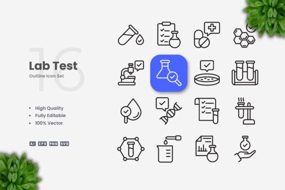 Lab Test Icons: A Versatile Tool for Every Designer and Creator