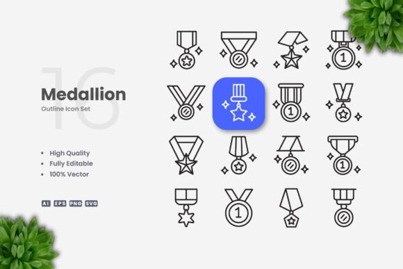 Medallion Icons: A Versatile Design Solution for Modern Creatives