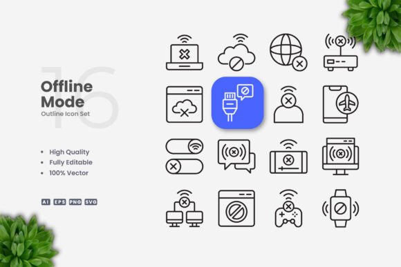 Offline Mode Icons: A Versatile Solution for Modern Design Needs