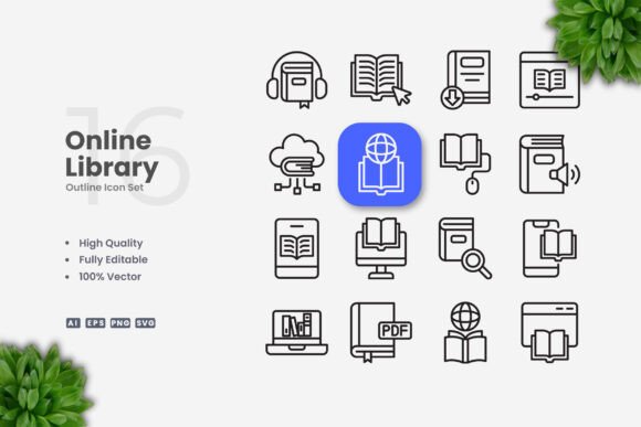 Online Library Icons: A Design Essential