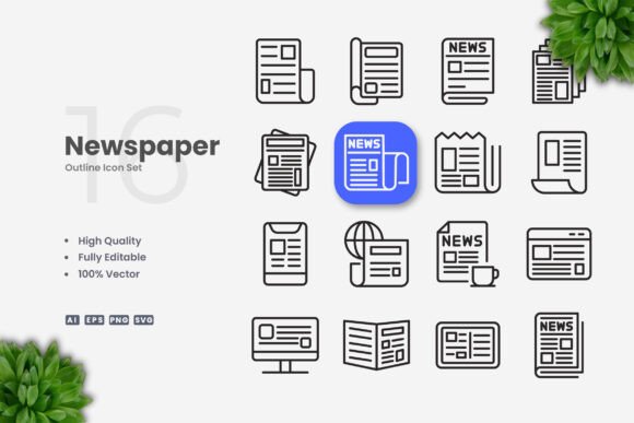 Why Newspaper Icons Are Essential for Modern Design Projects